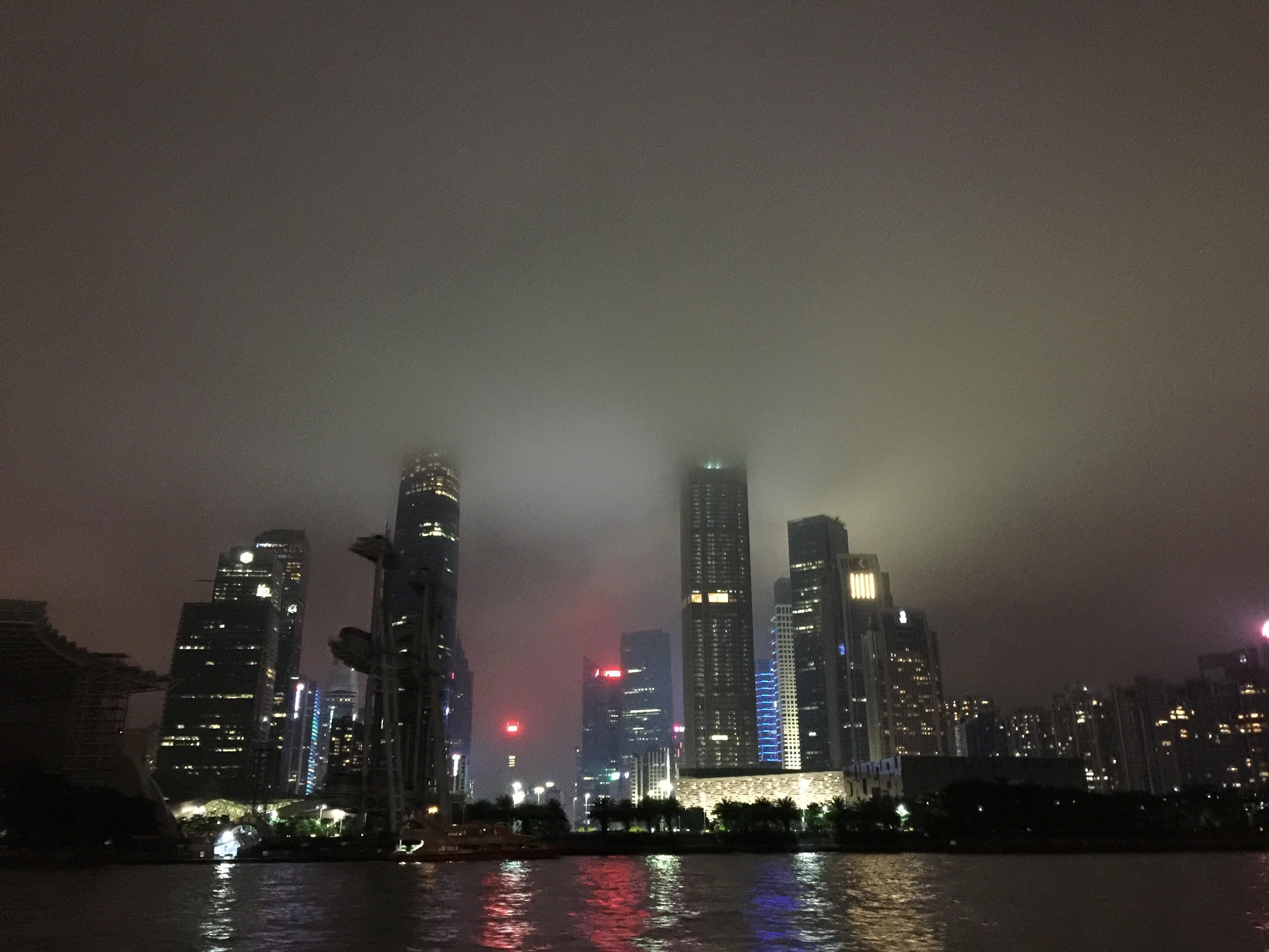 Foggy Night Cityview